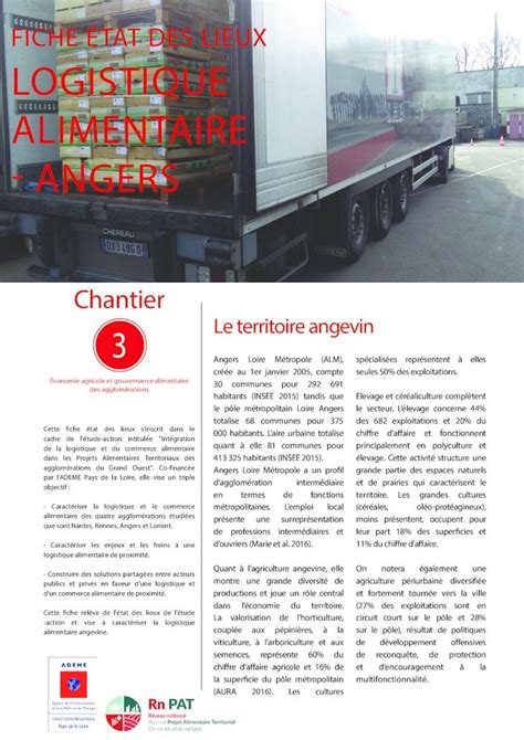 PDF FICHE ÉTAT DES LIEUX LOGISTIQUE ALIMENTAIRE