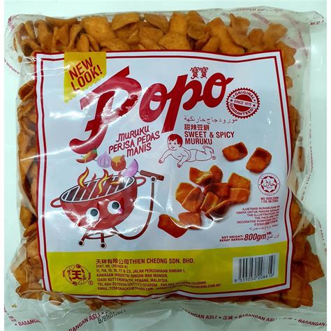 Muruku Ikan Popo Original Sweet Spicy Flavour 800g New Weighing