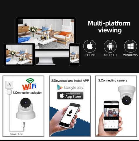 V Pro Mp X Indoor Dome Wireless Wifi Cctv Camera