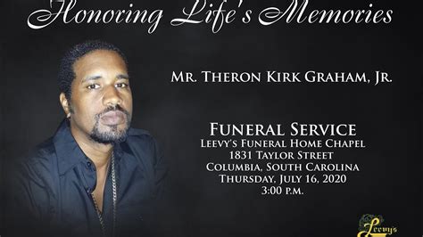 Mr Theron Graham July 16 2020 Leevys Funeral Home Live Stream