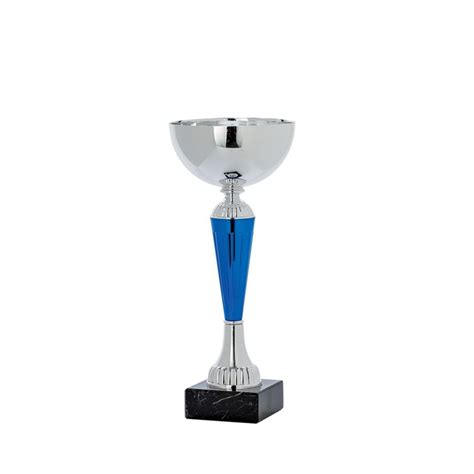 Silver Blue Silver Euro Series Cup Coronation Recognition Trophy