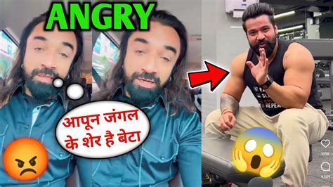 Ajaz Khan Angry Reply On Rajveer Fitness Rajat Dalal Ajaz Khan