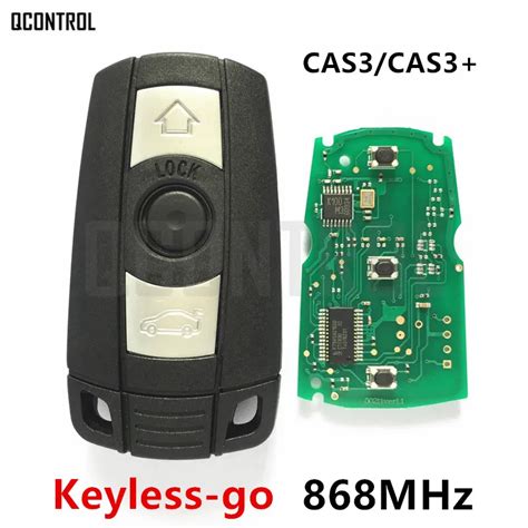 QCONTROL Keyless Go Remote Smart Key 868MHz For BMW 1 3 5 Series CAS3