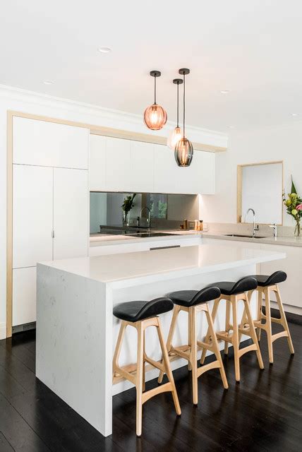 Kew House Contemporary Kitchen Melbourne By Mayphotography