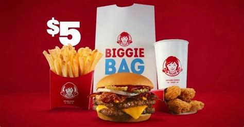 Wendy's $5 Biggie Bags ARE BACK!!! - The Freebie Guy® ️️️