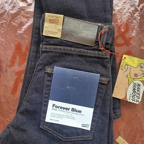 Naked And Famous Denim Forever Blue Max Size Depop