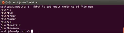 Linux Shell Commands Javatpoint