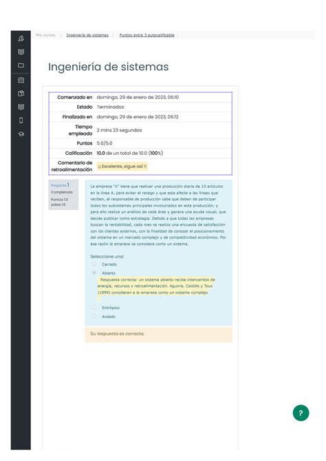 Puntos Extra Autocalificable Ing De Sistemas Ingenier A De Sistemas