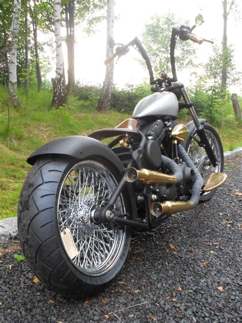 Biker Excalibur Ii Brass Bobber By Bt Choppers