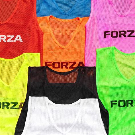 Forza Training Bibs 10 Pack Pro Football Training Vests Sizes