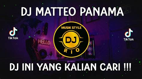 DJ MATTEO PANAMA TIKTOK ZILE ZILE MILE MILE REMIX FULL BASS 2023 YouTube