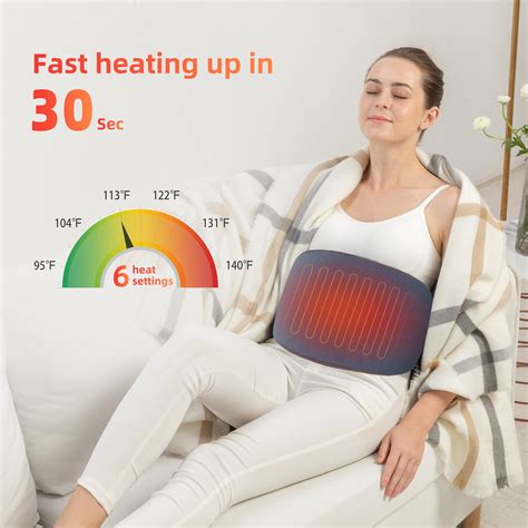 Comfier Heating Pad For Back Pain Relief Waist Heated Wrap Belt Fast