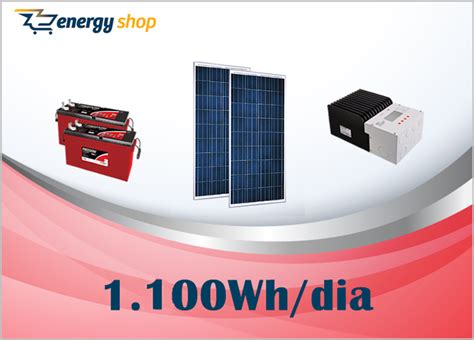 Kit Energia Solar Off Grid At Wh Dia Energy Shop