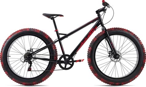 Ks Cycling Fiets Mountainbike Mtb Fat Bike Snw Zwart Rood