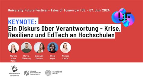 Ein Diskurs über Verantwortung Krise Resilienz und EdTech an