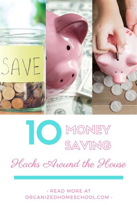 Money Saving Hacks Around The House Organized Homeschool Life