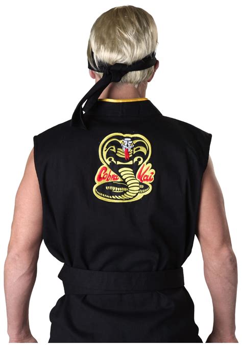 Karate Kid Men's Plus Size Authentic Cobra Kai Costume