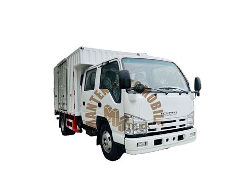 Isuzu Nkr Double Cabin Box Truck For Van Cargo Truck Tons Light Cargo