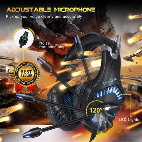 Jual Headset Gaming Onikuma K1b Pro Hunterspider Gaming Headphone Super