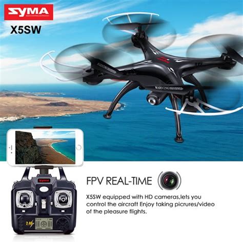 Syma X5SW With Wifi FPV HD Camera 2 4G 4CH 6Axis Headless Mode RC