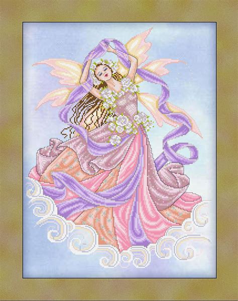 Fairy Of The Clouds Cross Stitch Chart Etsy UK Cross Stitch Fairy