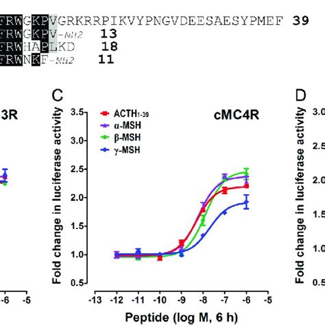 Functional Analysis Of Chicken Mc3r And Mc4r A Amino Acid Sequences Download Scientific