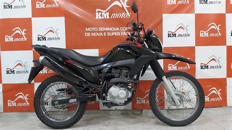 Honda Nxr Bros Preta Km Motos Sua Loja De Motos Seminovas