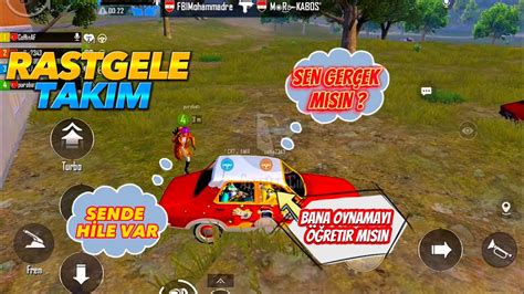 RASTGELE TAKIMLA OYNADIM 1 PUBG MOBİLE YouTube