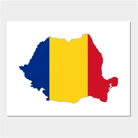 Romania Map With National Flag Romania Flag Inside Map Of Romania By Mashmosh Romania Flag