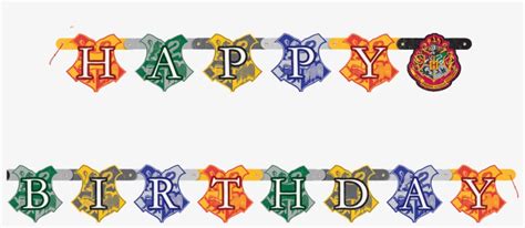 Harry Potter Birthday Banner - Harry Potter Happy Birthday Jointed Banner 182cm - Free ...