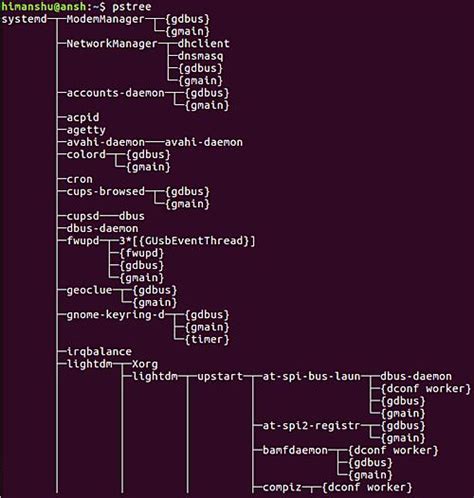 Linux pstree Befehls Tutorial für Anfänger 8 Beispiele HowtoForge