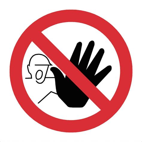 Pictogram Bord Stop Geen Toegang 20 Cm Hofstra Tijnje