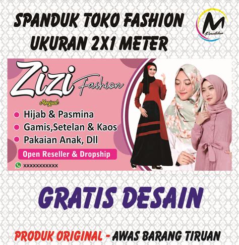 Cetak Spanduk Toko Ukuran X Meter Lazada Indonesia