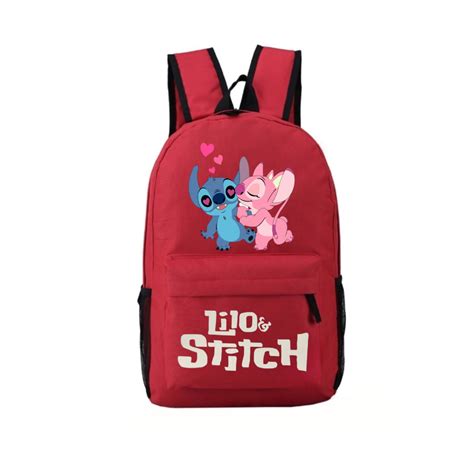 Mochila Bolsa Anime Lilo Stitch Escolar Feminina Envio Imediato