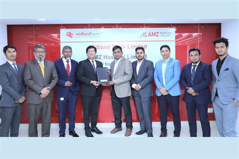 Midland Bank Signs Mou With Amz Hospital The Financial Express