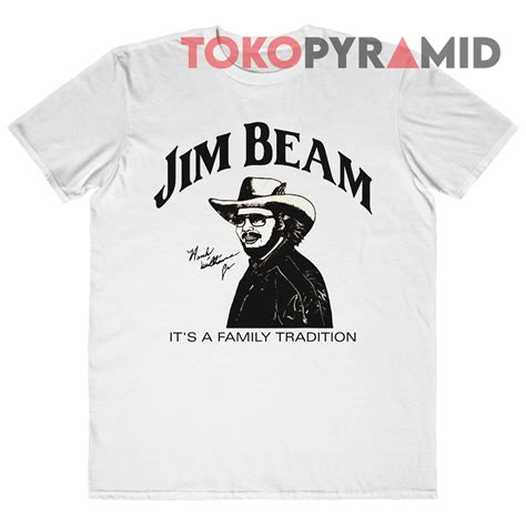 Vintage Hank Williams Jr Jim Beam Shirt Tokopyramid