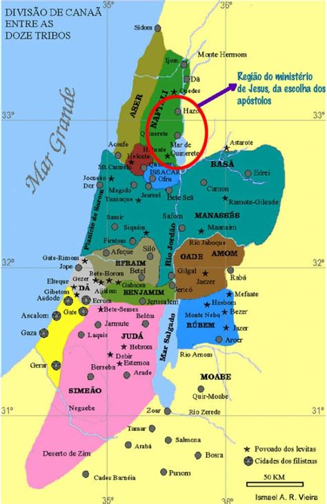 Mapa Da Terra Santa No Tempo De Jesus Fornecia O Mais Completo Resumo