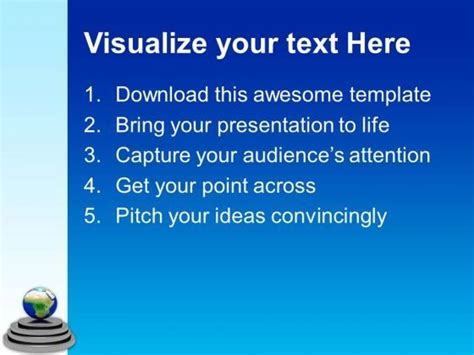 World Globes On A Pedestals Globe PowerPoint Templates Ppt Backgrounds ... 