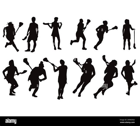 Lacrosse Women Female Sports Clipart Lacrosse Sticks Lacrosse Womens