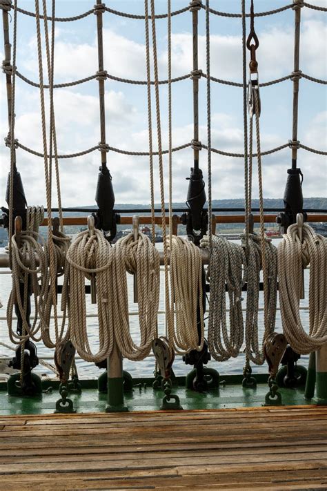 202 Details Ropes Rigging Old Sailing Ship Stock Photos Free