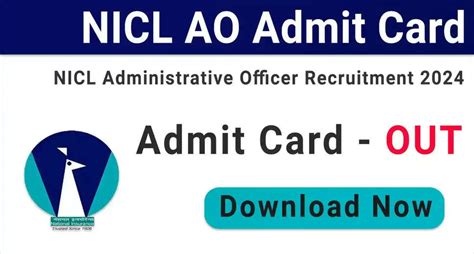 Nicl Administrative Officer Admit Card 2024 Released Download Mains