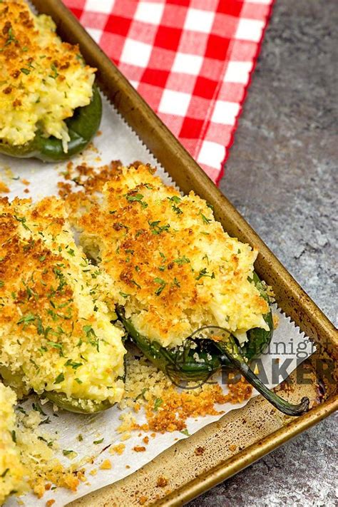 Shrimp Stuffed Poblano Peppers The Midnight Baker