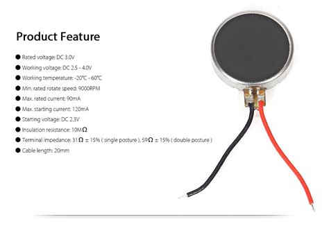 Flat 1034 Mobile Phone Vibrator Motor Prayog India