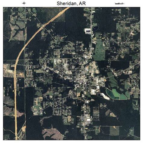 Aerial Photography Map of Sheridan, AR Arkansas