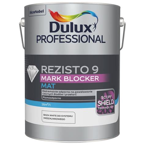 Dulux Professional REZISTO 9 MARK BLOCKER Baza White biała 4 44 l