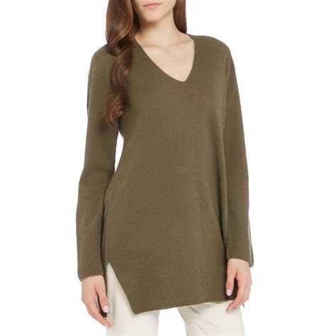 Brown Wool V Neck Jumper Brandalley