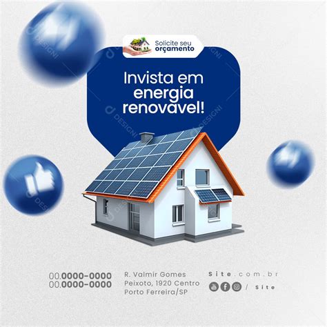 Energia Solar Solicite seu Orçamento Invista em Energia Renovável