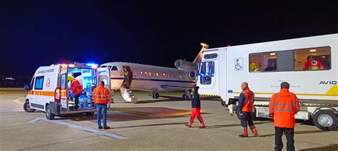 Volo Salva Vita Enne In Pericolo Trasportato Da Reggio Calabria A Bari