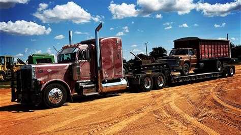 The Grain Truck Ford F750 Day In The Life Of A Ag Trucker Youtube