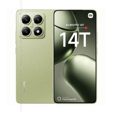 Xiaomi 14T 5G Double SIM Vert Avec 256Go Et 12Go RAM 6941812711866